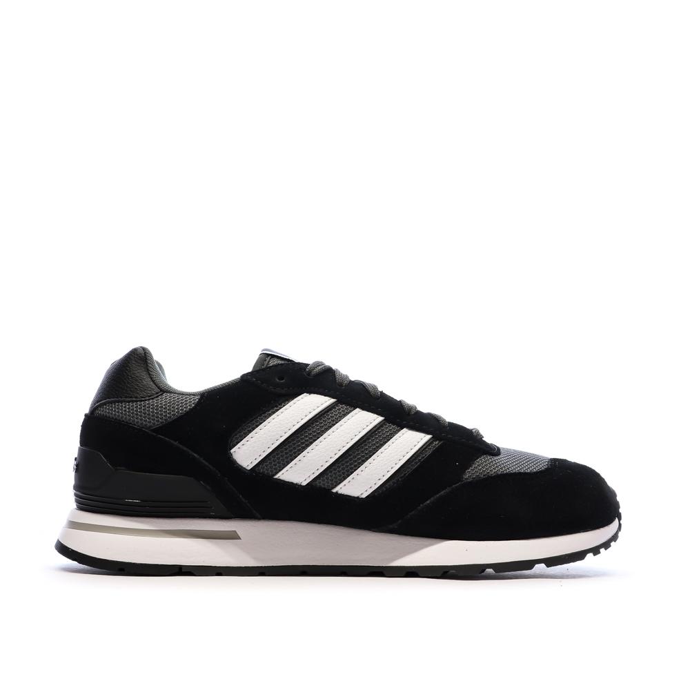 Baskets Noires Homme Adidas Run 80s vue 2