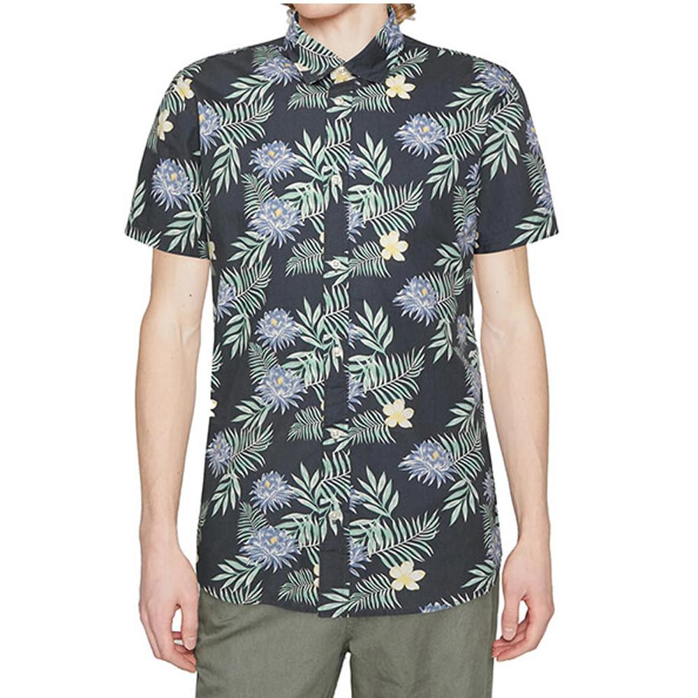 Chemisette Manches Courtes Gris Homme Jack & Jones Becs pas cher