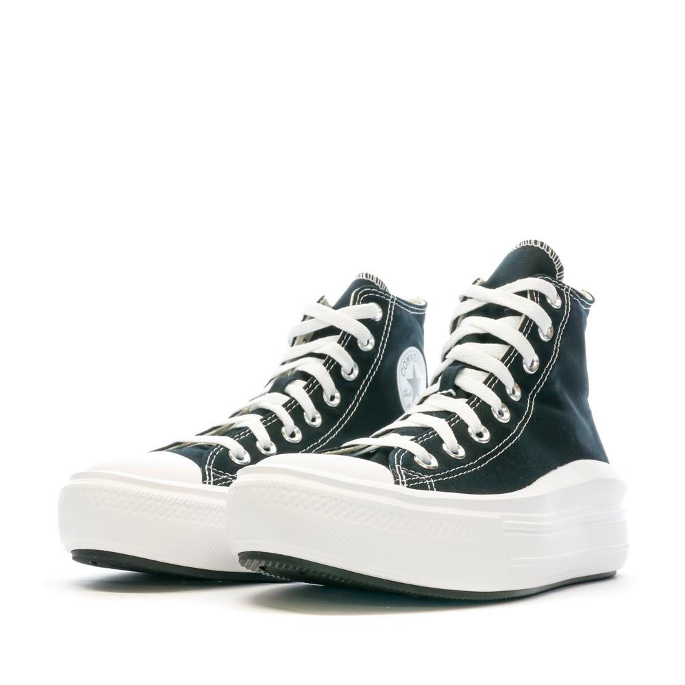 Baskets Noir Femme Converse Move vue 6