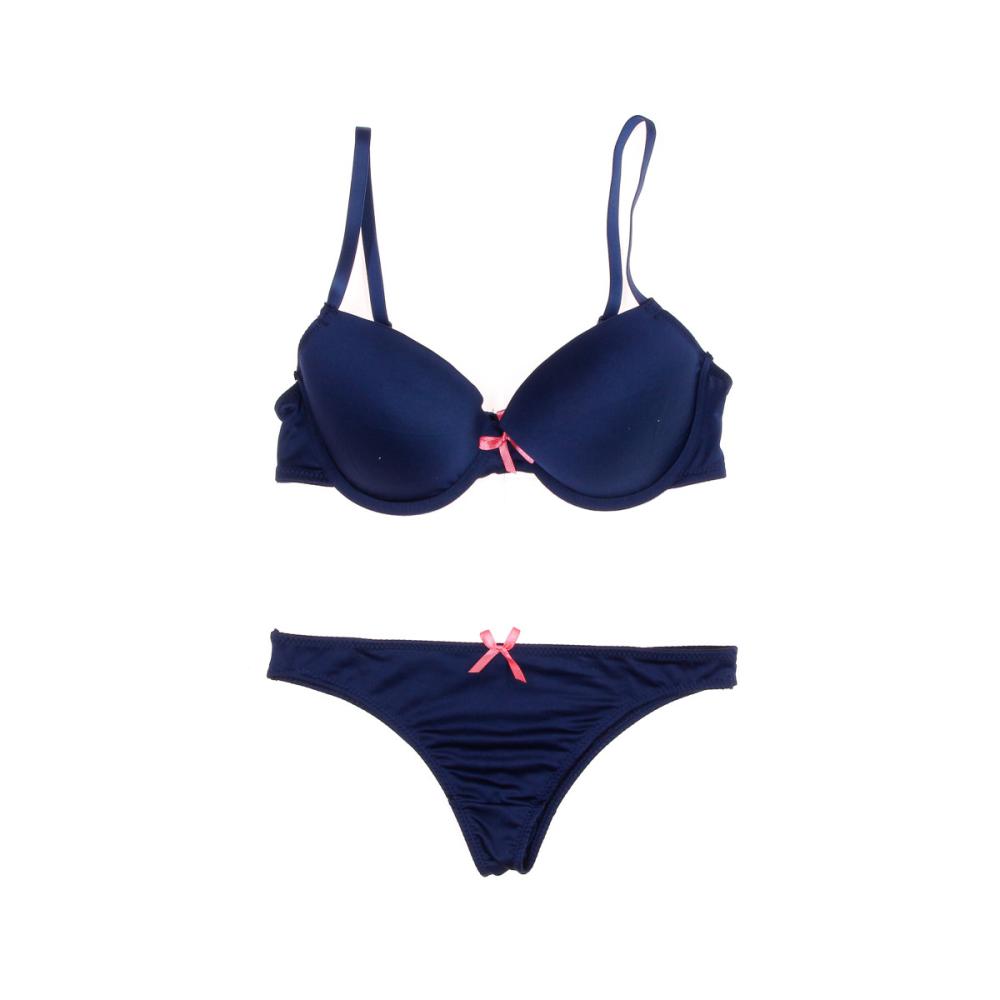 Ensemble Soutien-gorge & Tanga Bleu Femme Twinday pas cher