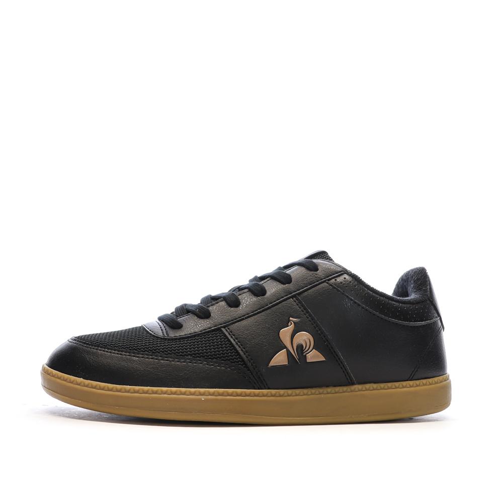 Baskets Noires/Camel Homme Le Coq Sportif Derby pas cher