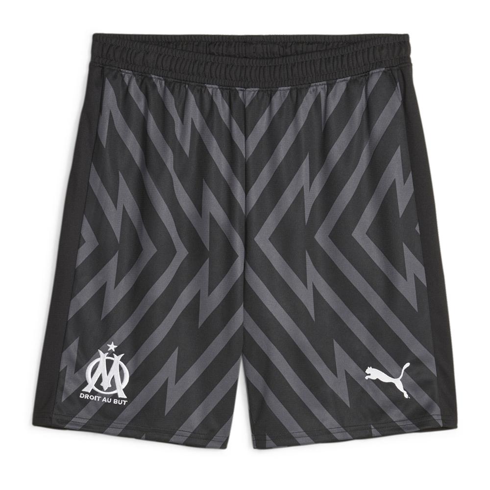 OM Short de Gardien Noir/Gris Homme Puma 2024/2025 pas cher