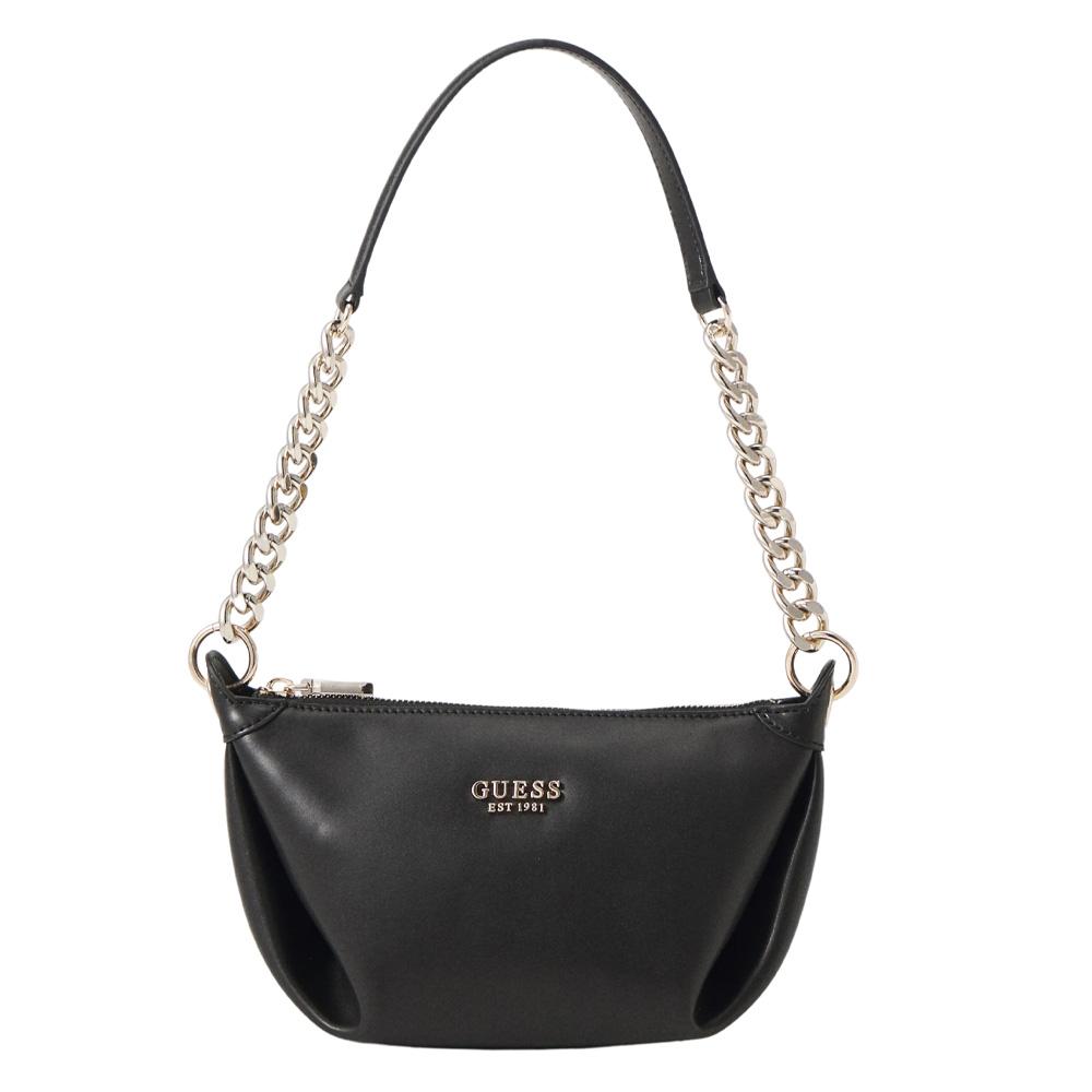 Sac à bandoulière Noir Femme Guess Eco Evaine Top Zip S pas cher
