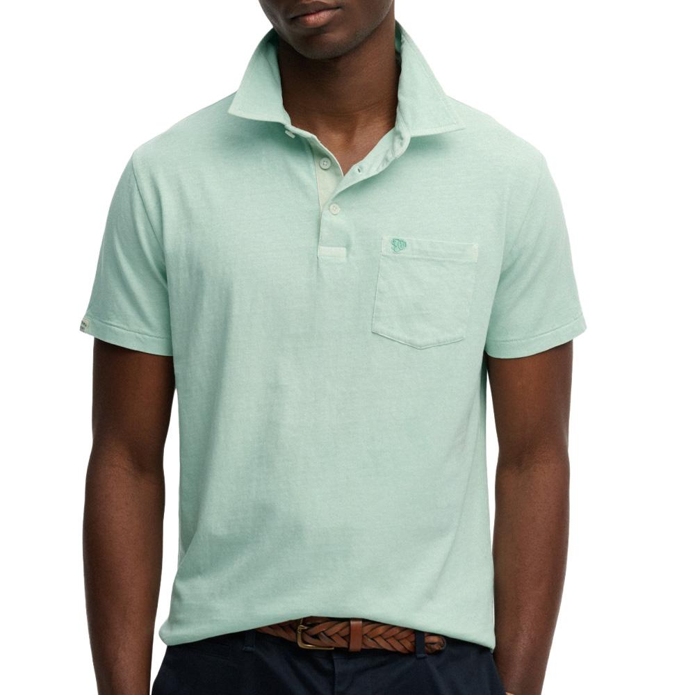 Superdry Classic Men’s Green Polo Shirt affordable