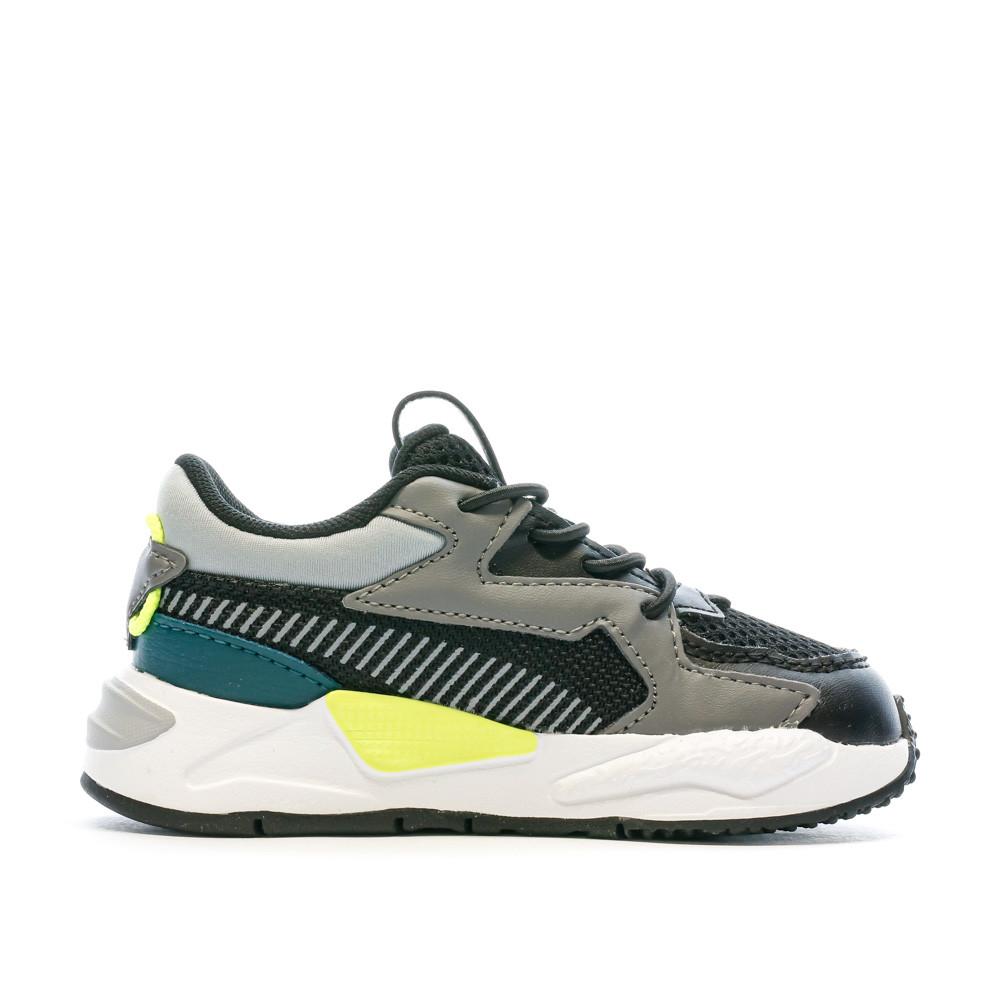 Baskets Gris/Noir Garçon Puma Rs-z Core vue 2