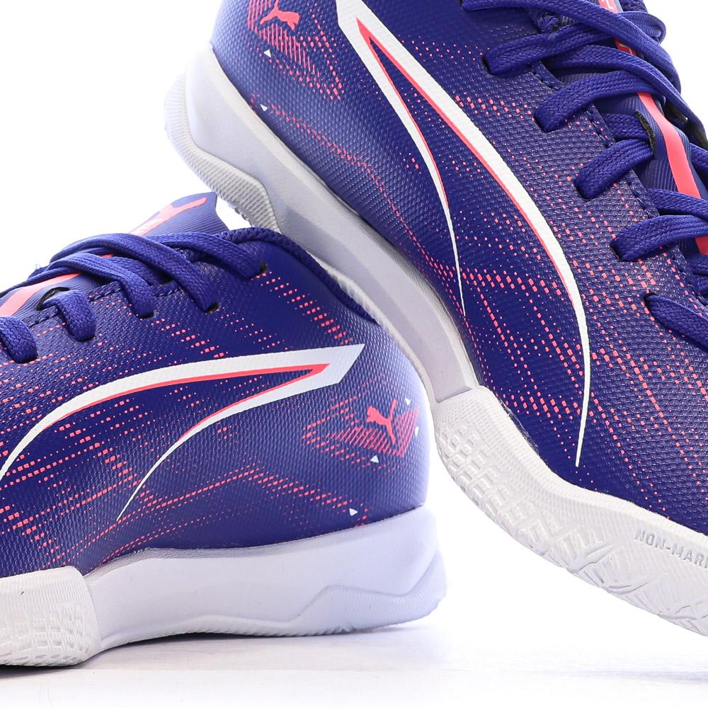 Chaussures de futsal Violettes/Roses Garçon Puma Ultra 5 Play vue 7