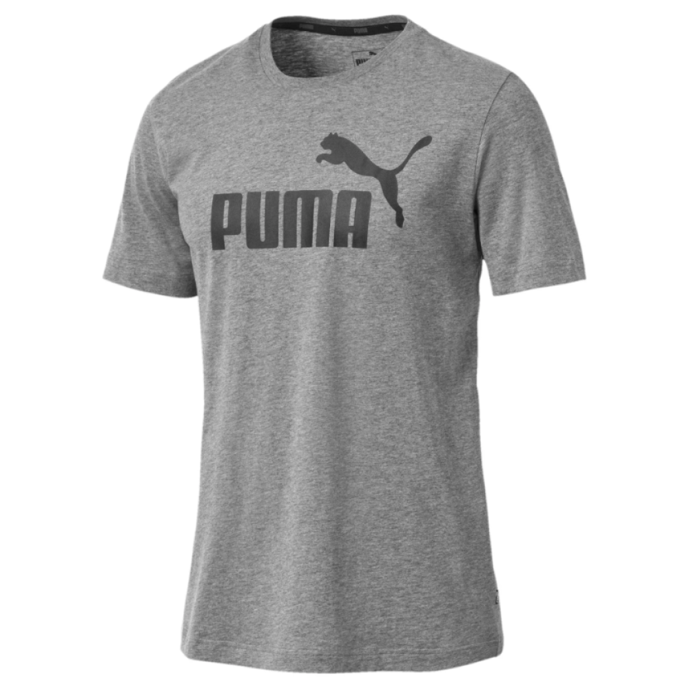T shirt Gris Homme PUMA ESS Logo Tee pas cher