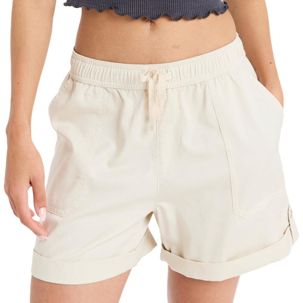 Short Fluide Écru Femme Roxy Sweetest Day pas cher