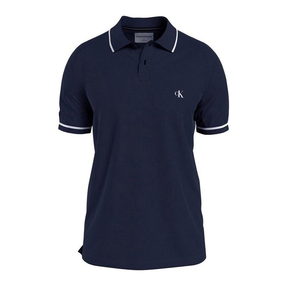 Polo Marine Homme Calvin Klein Jeans J30J315603 pas cher