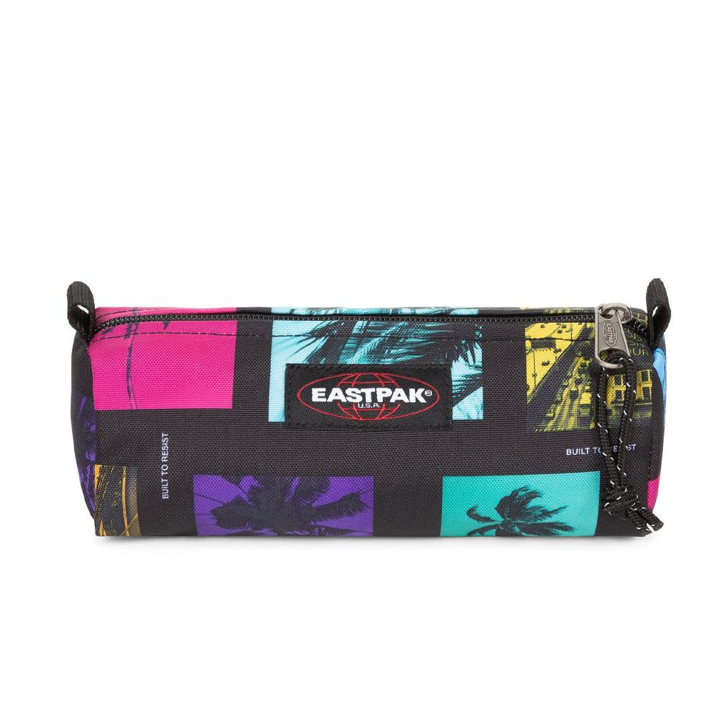 Trousse Noire/Rose/Jaune Garçon Eastpak Benchmark pas cher