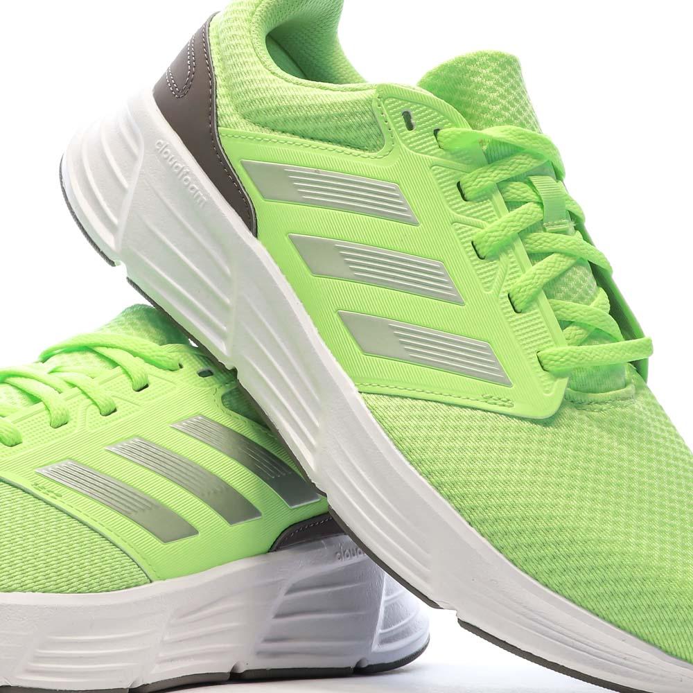 Chaussures de Running Vertes Homme Adidas Galaxy 6 vue 7