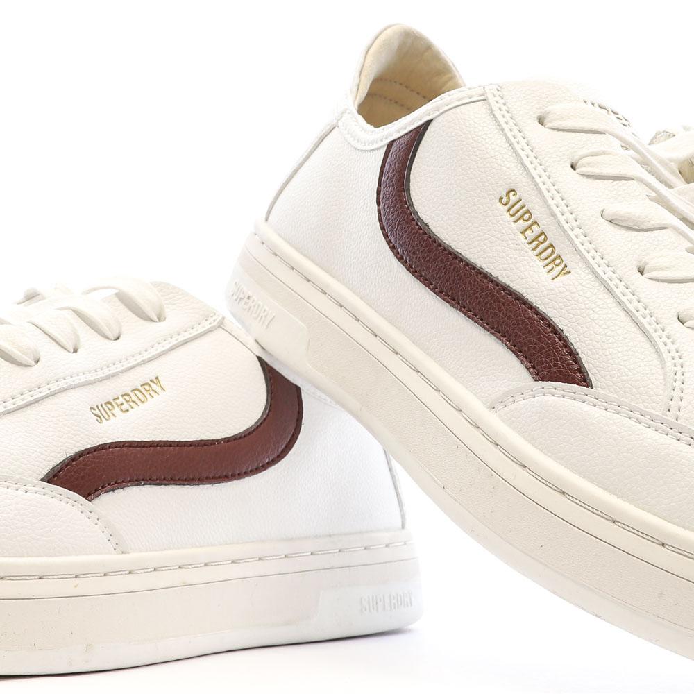 Baskets Blanches Homme Superdry Lux Low Trainer vue 7