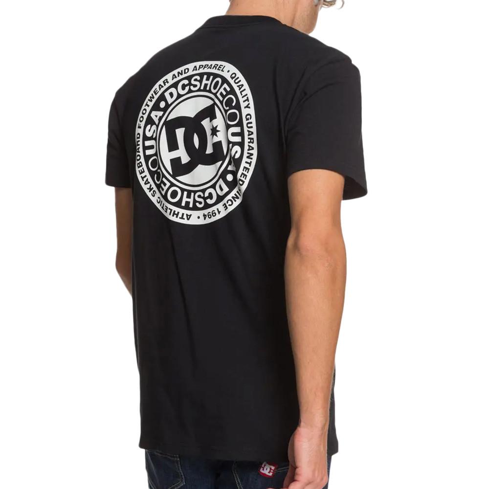 T-shirt Noir Homme DC Shoes Circle Star vue 2