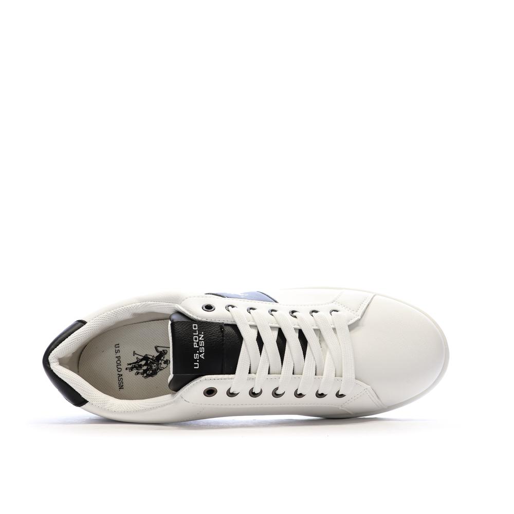 Baskets Blanches/Noires Homme US Polo ASSN High-top vue 4
