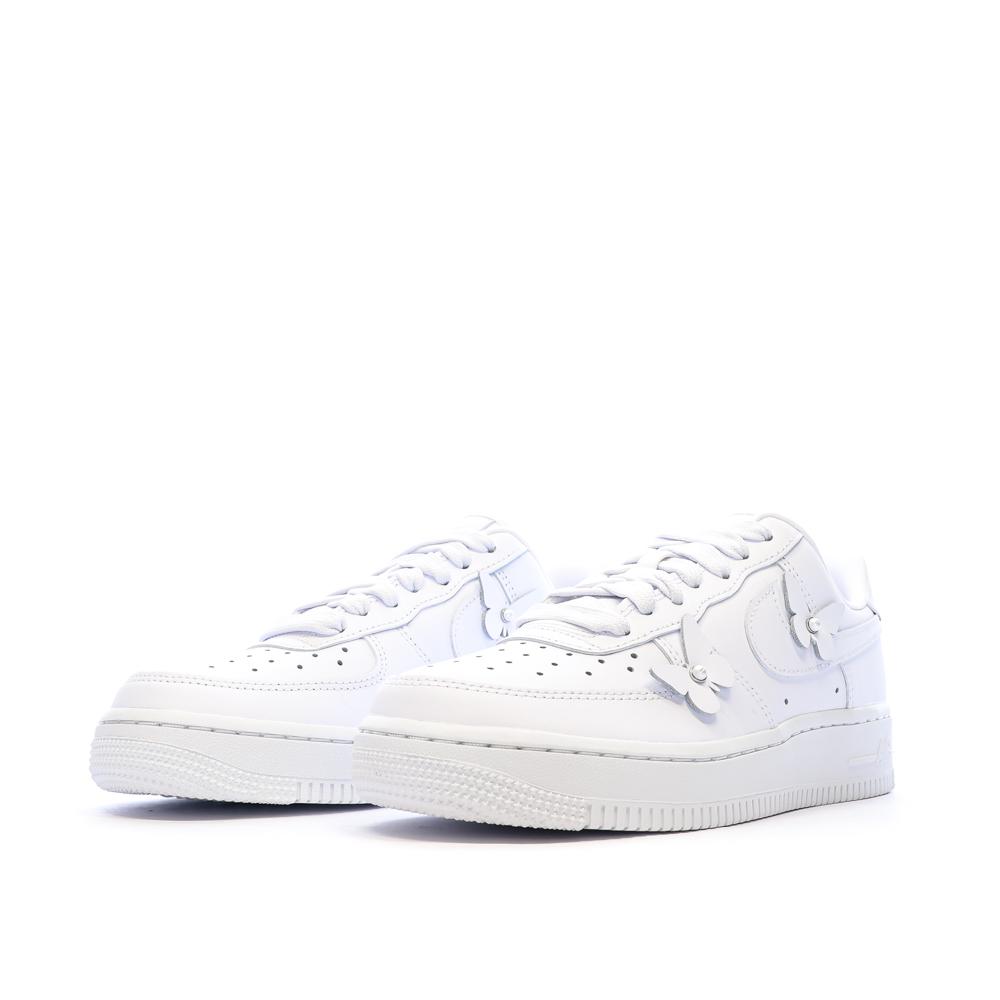 Baskets Blanche Femme Nike Air Force 1 Low Butterfly vue 6