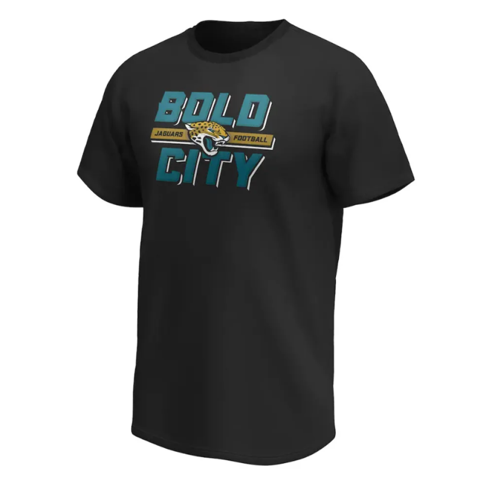 T-shirt Noir Homme NFL Jacksonville Jaguars pas cher