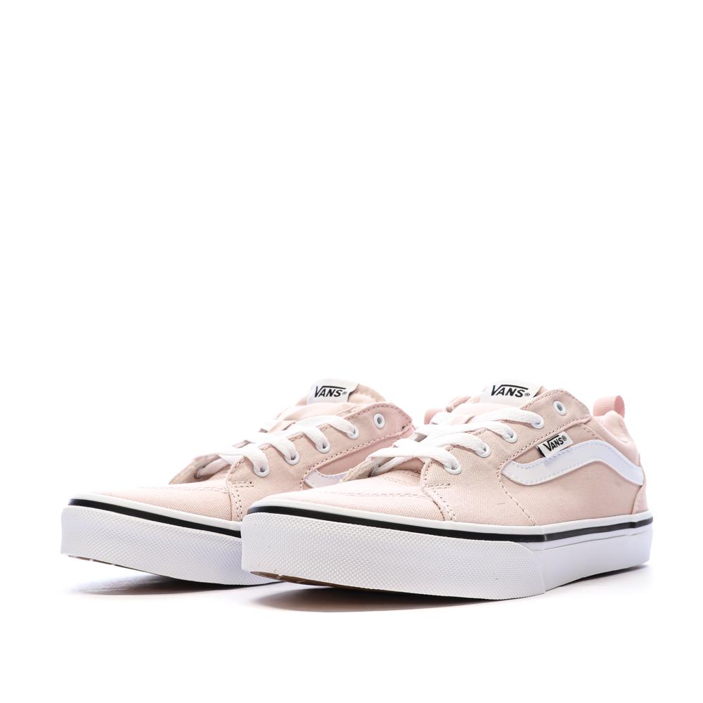 Baskets Rose Pale Femme Vans Filmore vue 6