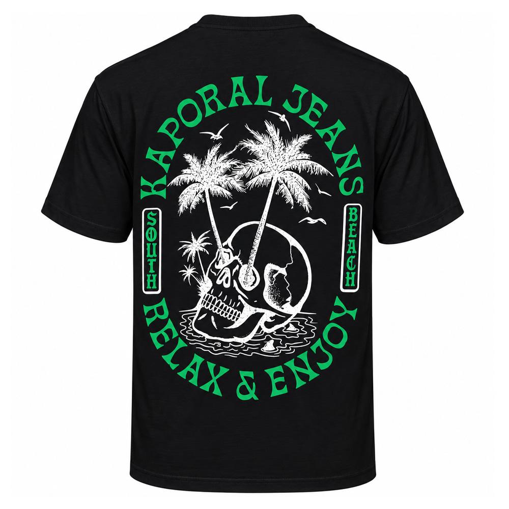 T-Shirt Noir Homme Kaporal Till vue 2