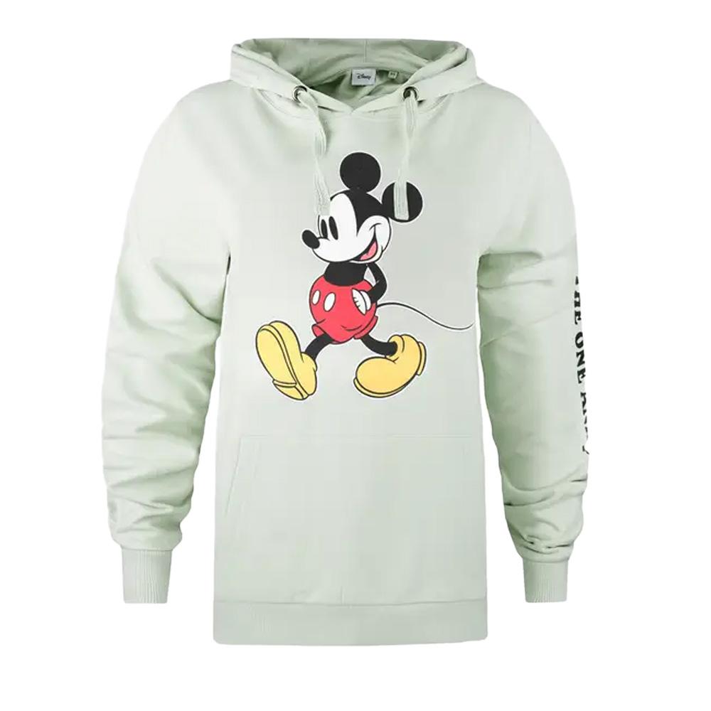 Sweat à Capuche Vert Femme Disney Mickey One & Only vue 2
