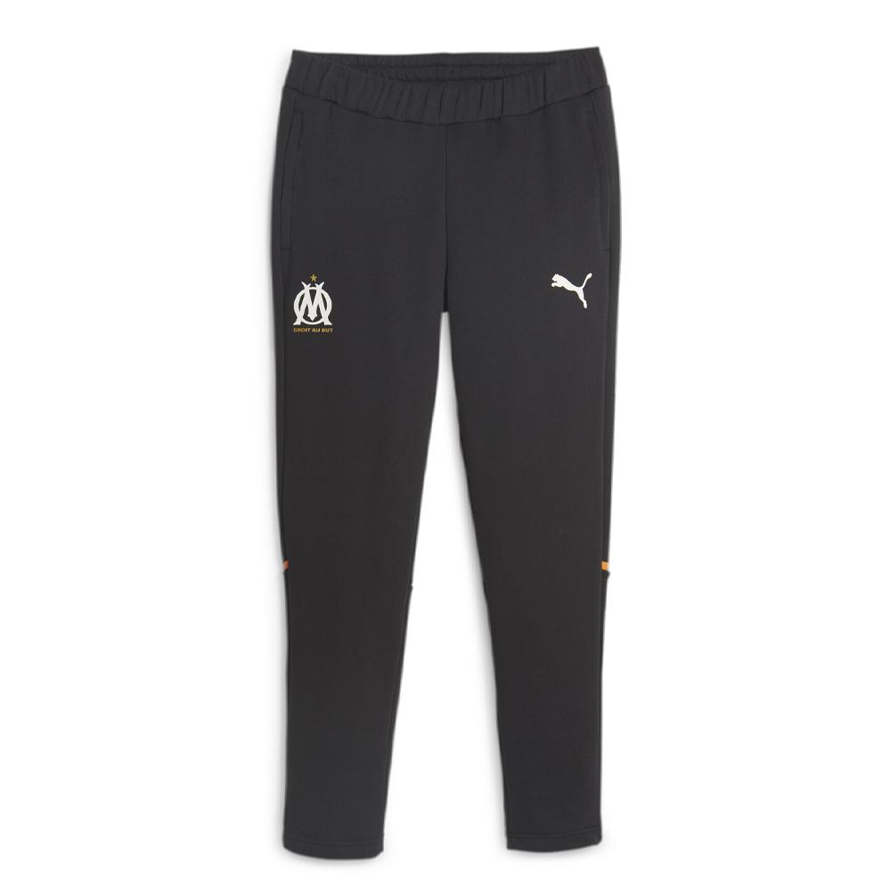 OM Pantalon de Foot Noir Homme Puma Om Casuals 771941 pas cher