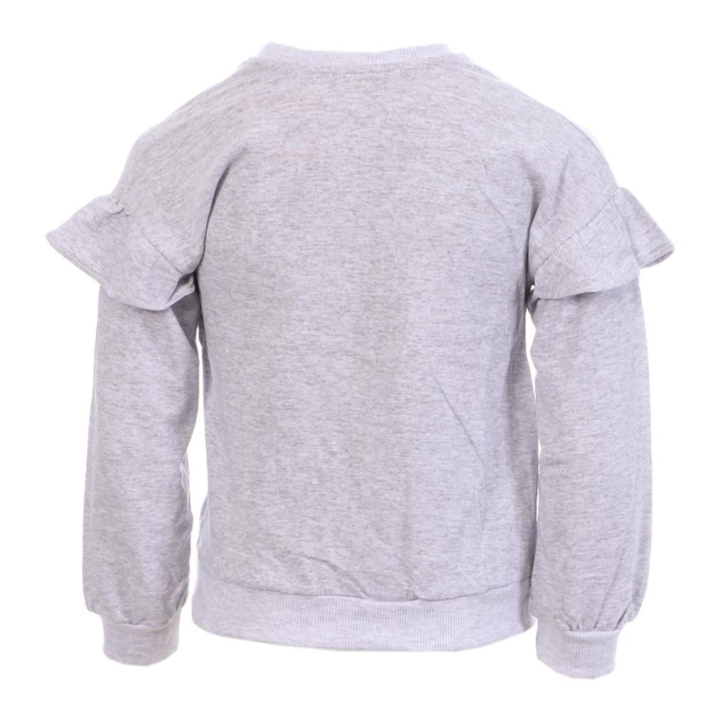 Sweat Gris Fille Naf Naf 2103 vue 2
