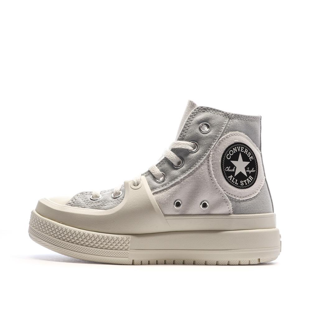 Baskets Bleu/Blanc Femme Converse Chuck Taylor All Star Construct pas cher