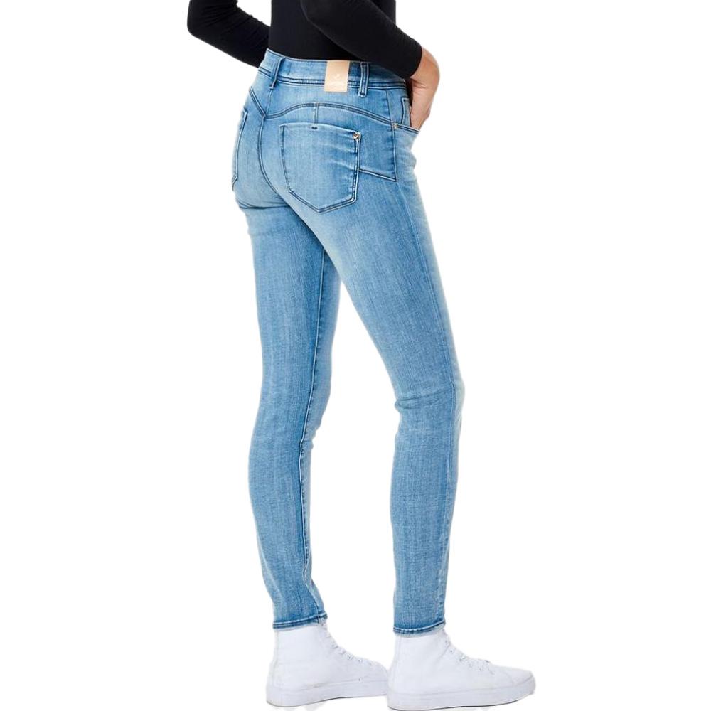 Jean Slim Bleu Clair Femme Kaporal LOCKK vue 2