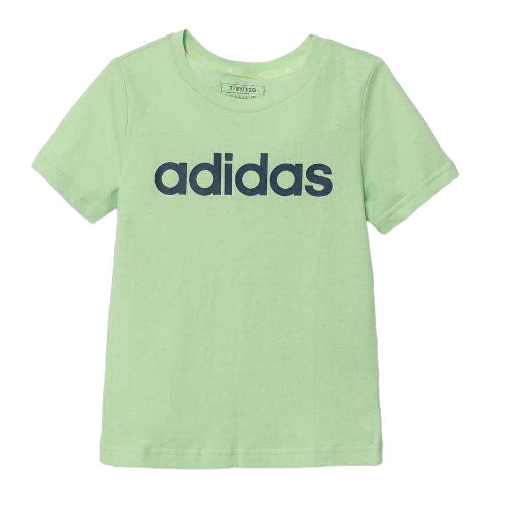 T-shirt Vert Fille Adidas IS2665 pas cher