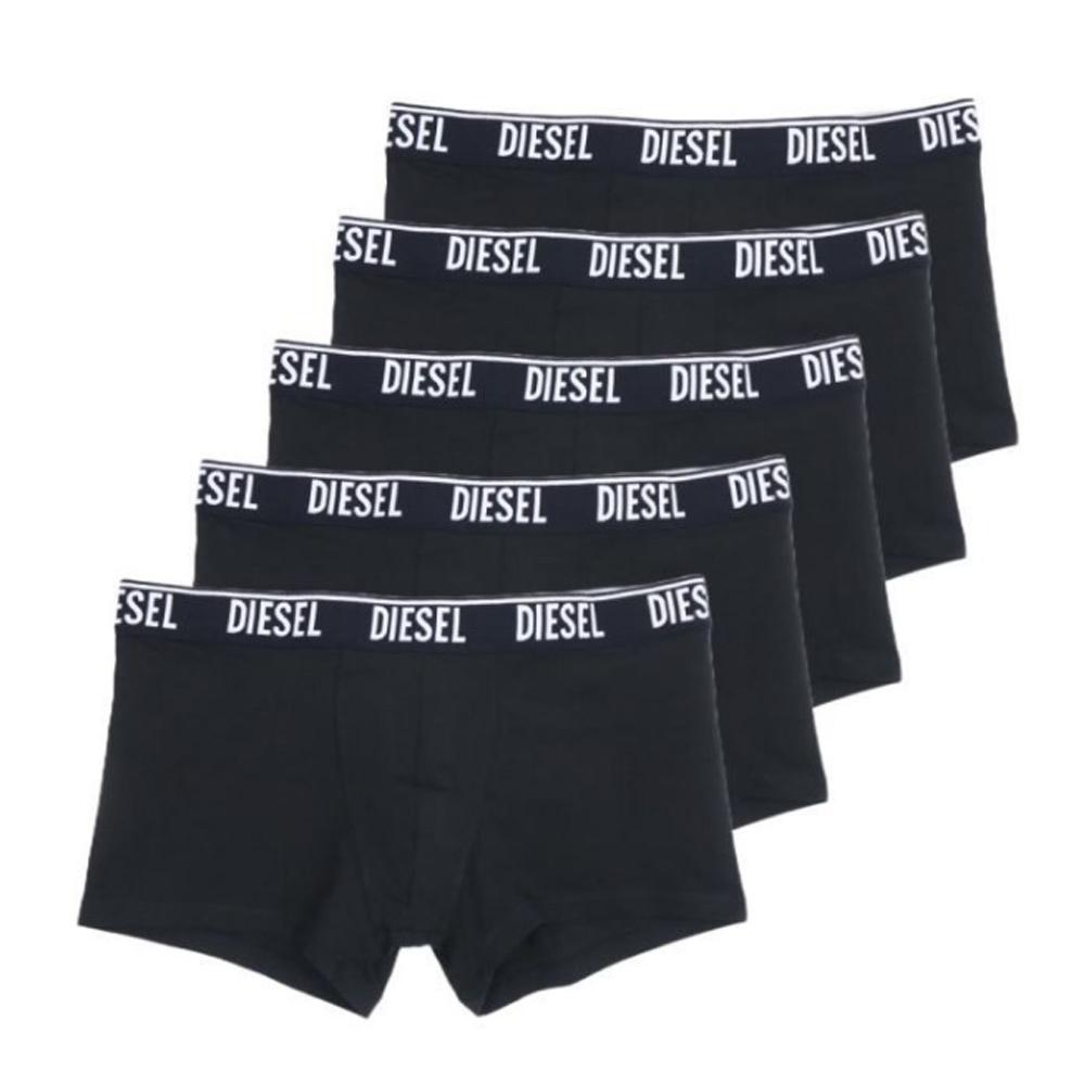 Boxers Gris/Noir Homme Diesel Shawnfivepack pas cher