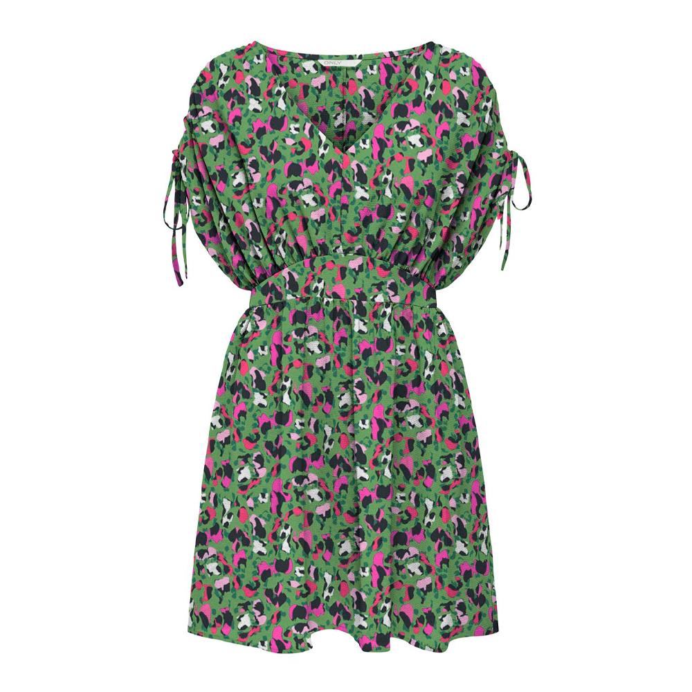 Robe Verte/Rose Femme Only Nova pas cher