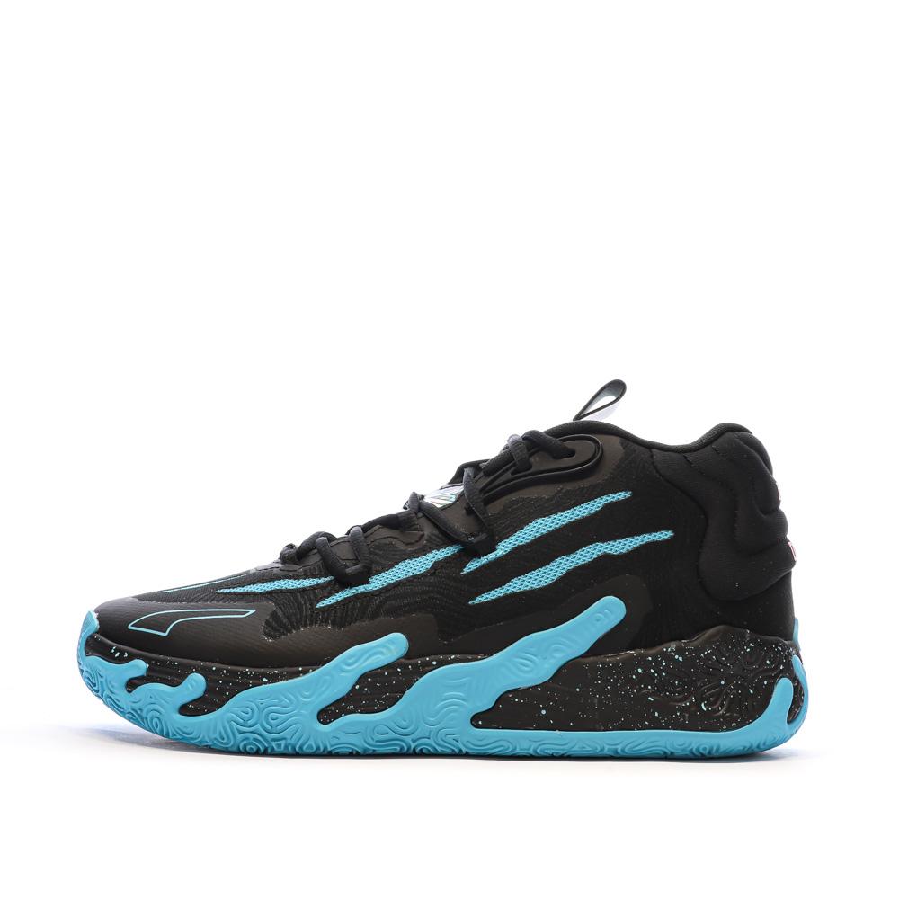 Chaussures de basket Noires/Bleu Homme Puma Hive pas cher