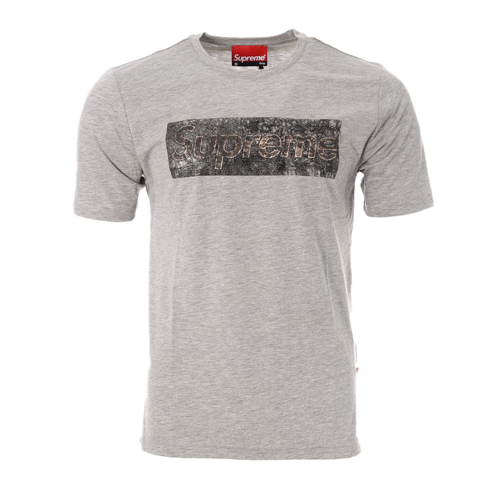 T-shirt Gris Homme Supreme Grip Ugo pas cher