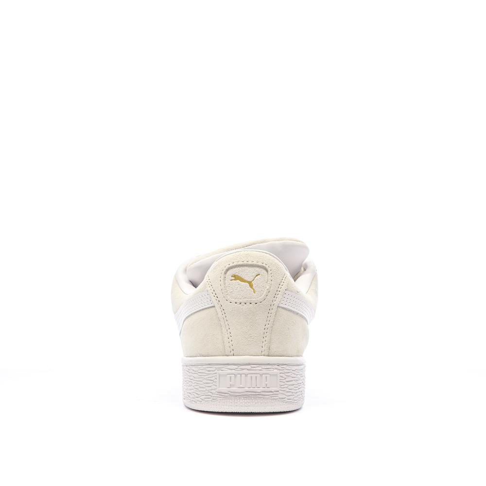 Baskets Beige/Blanc Femme Puma Suede XL vue 3