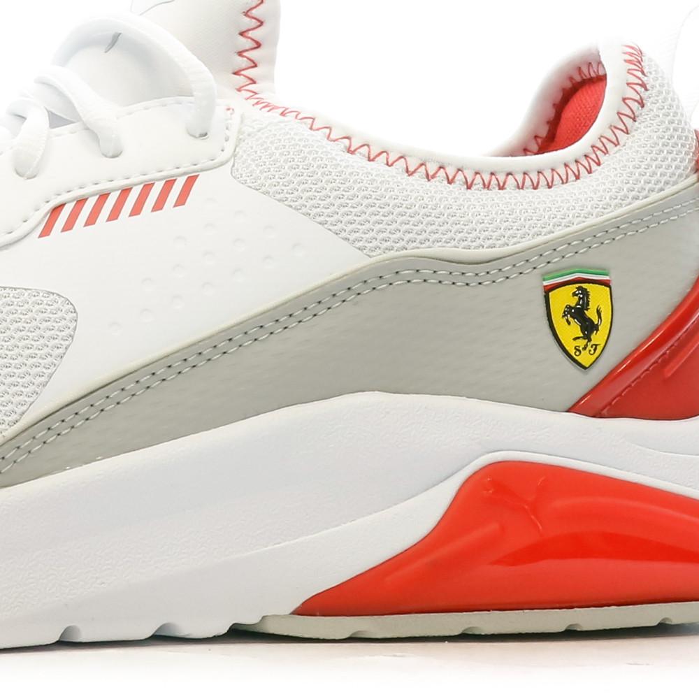 Baskets Blanches Homme Puma Ferrari Electron Pro Asphalt vue 7