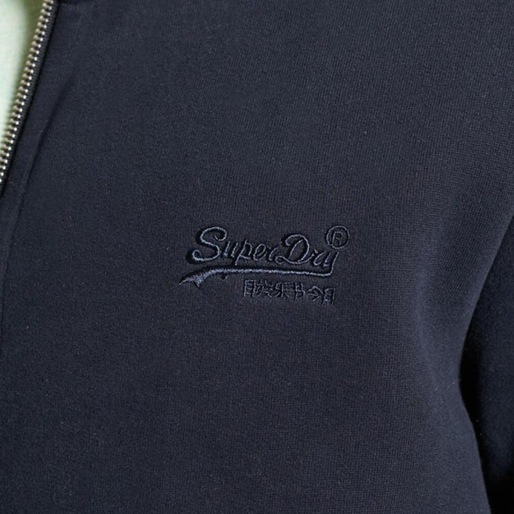 Veste Marine Homme Superdry Logo Emb vue 2