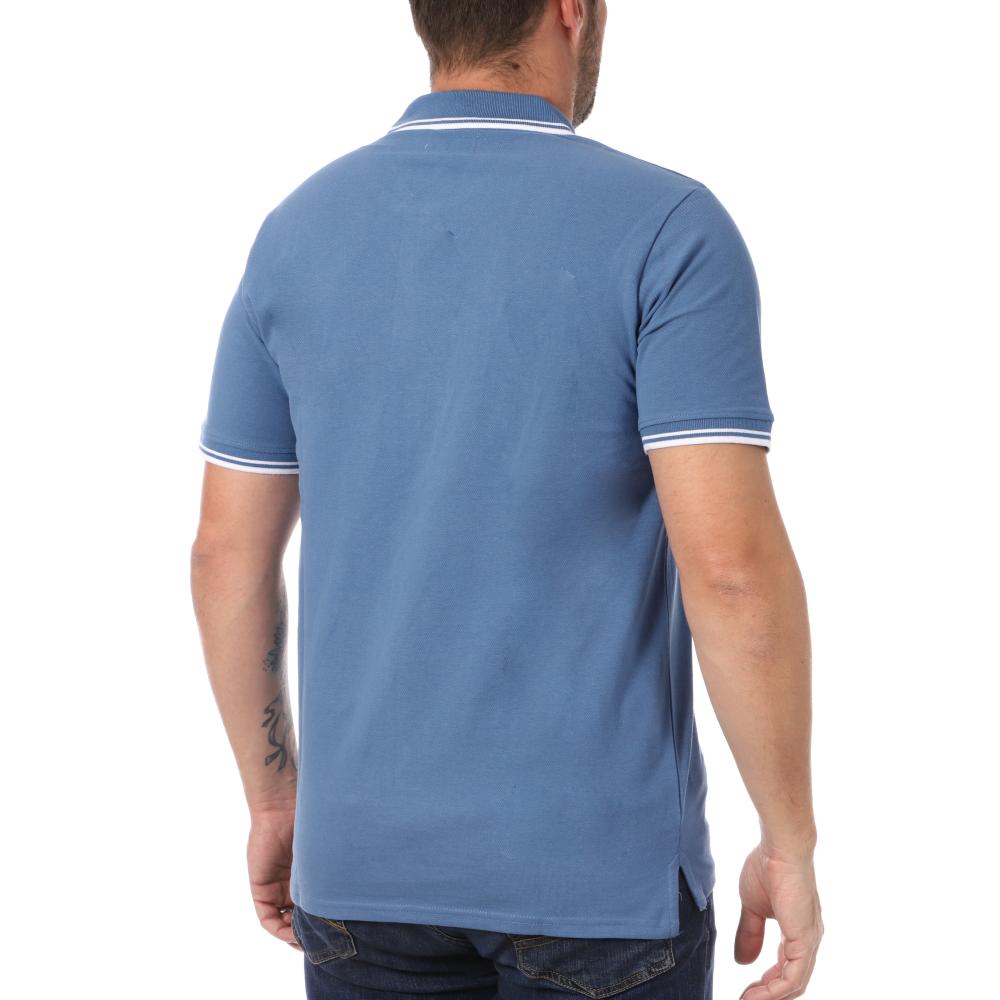 Polo Bleu Homme Lee Cooper Opan vue 2