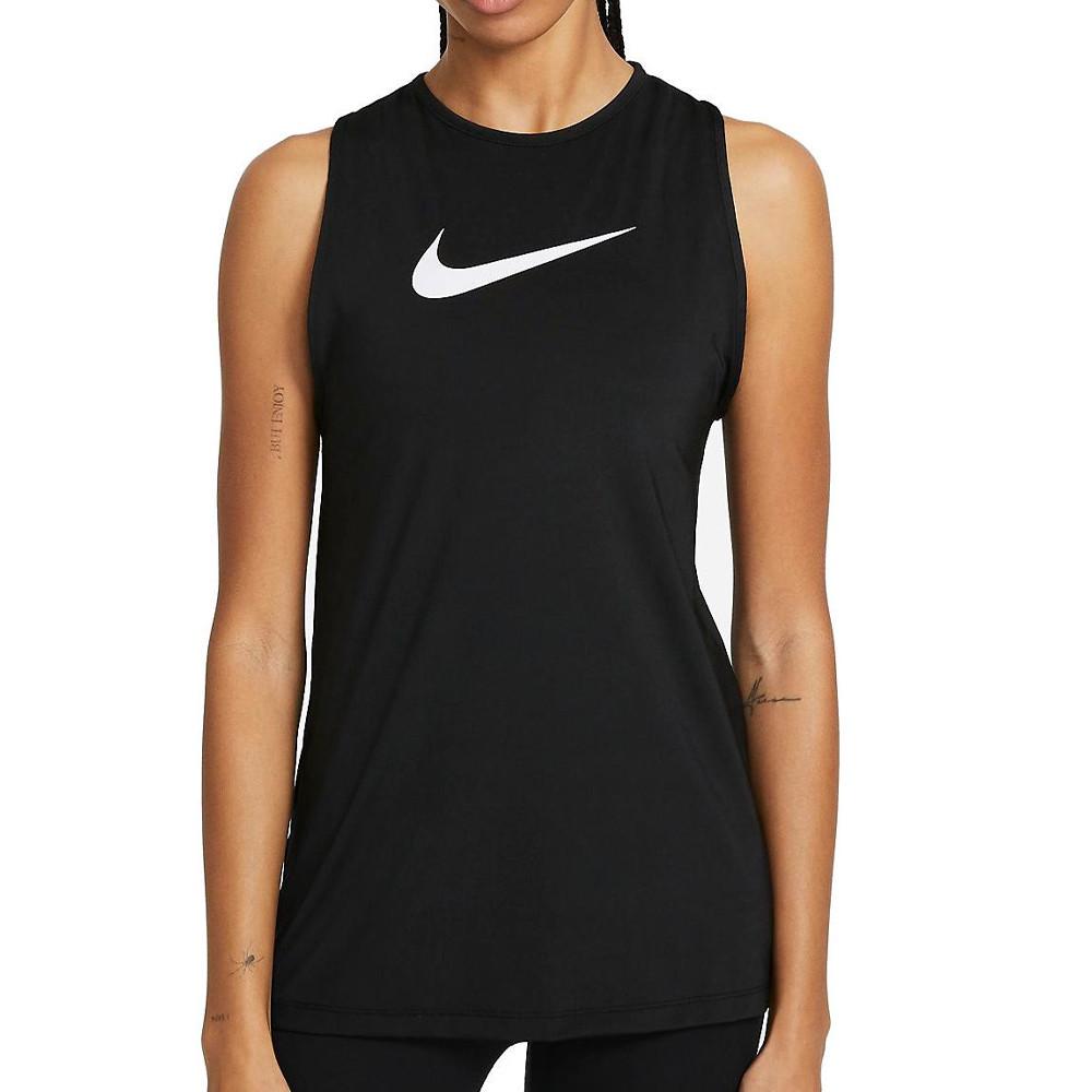 Débardeur Noir Femme Nike Pro Tank Essential Open BCK GX pas cher