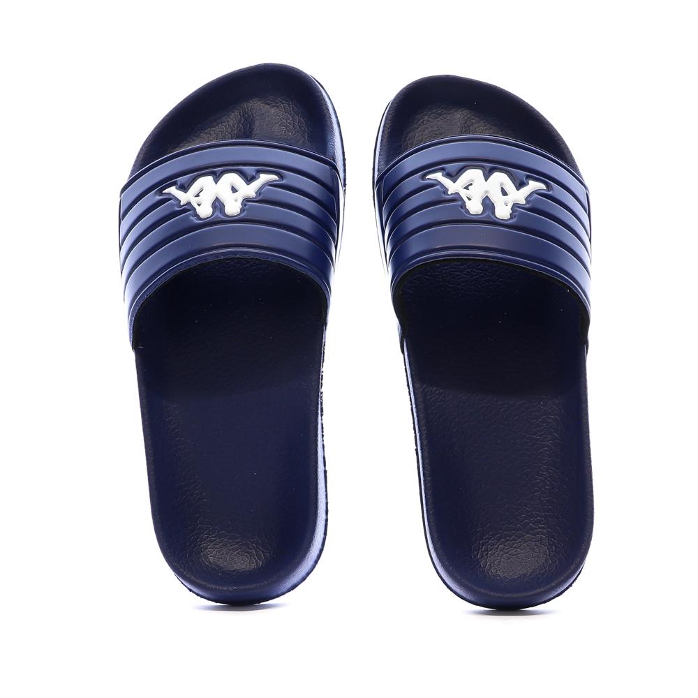 Claquettes Marine Garçon Kappa Logo Sarty vue 3