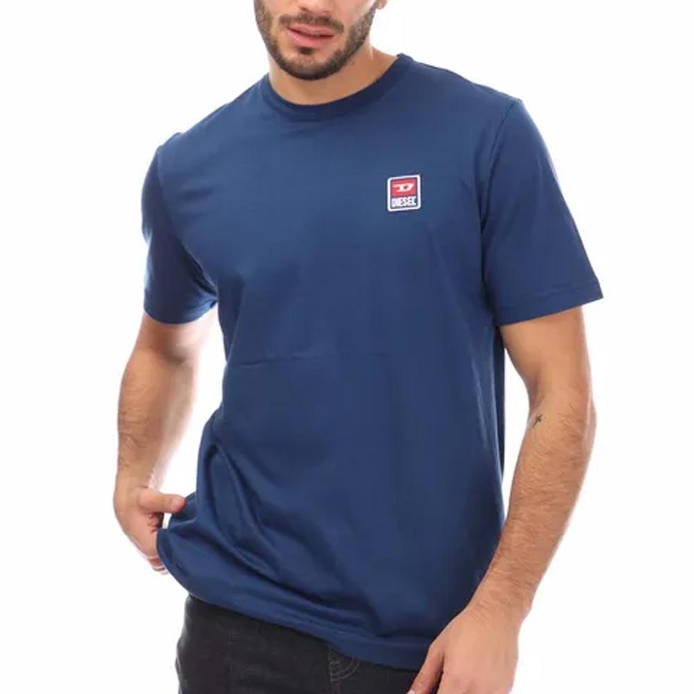 T-shirt Marine Homme Diesel MagliettaA17135 pas cher
