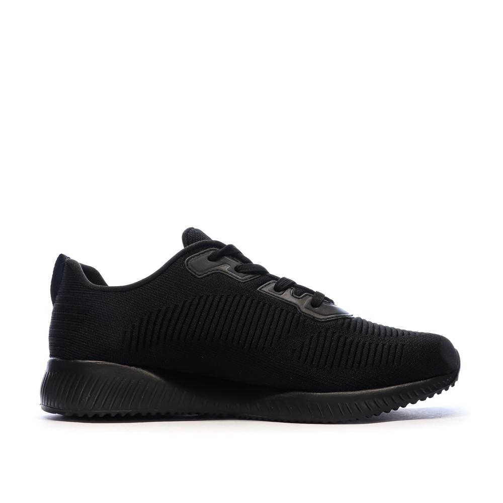Baskets Noires Femme Skechers Bobs Squad Tough Talk vue 2