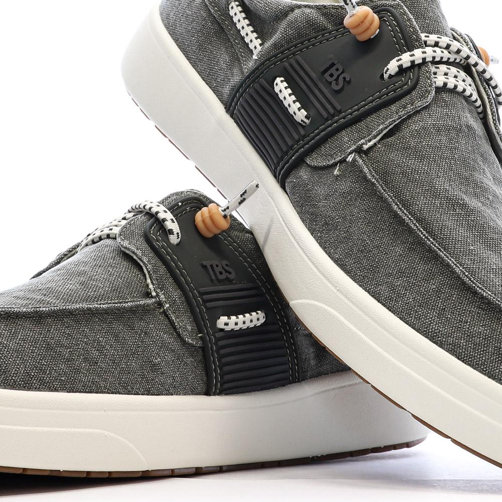 Zapatos náuticos verde oscuro para hombre TBS Geo ver 7