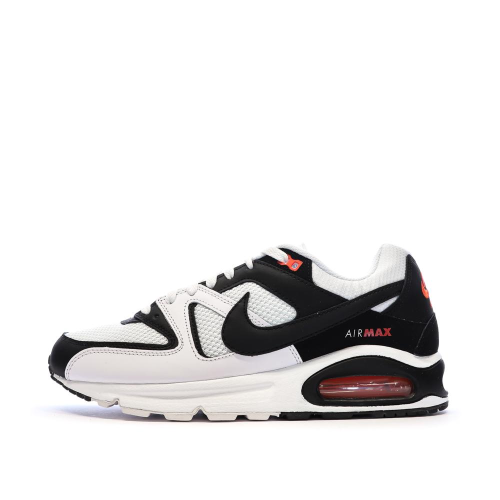 Baskets Noir/Blanc Homme Nike Air Max Command pas cher