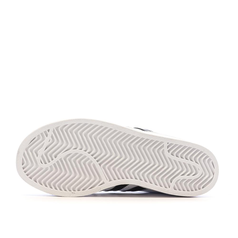 Baskets Blanches/Noires Garçon/Fille Adidas Superstar vue 5