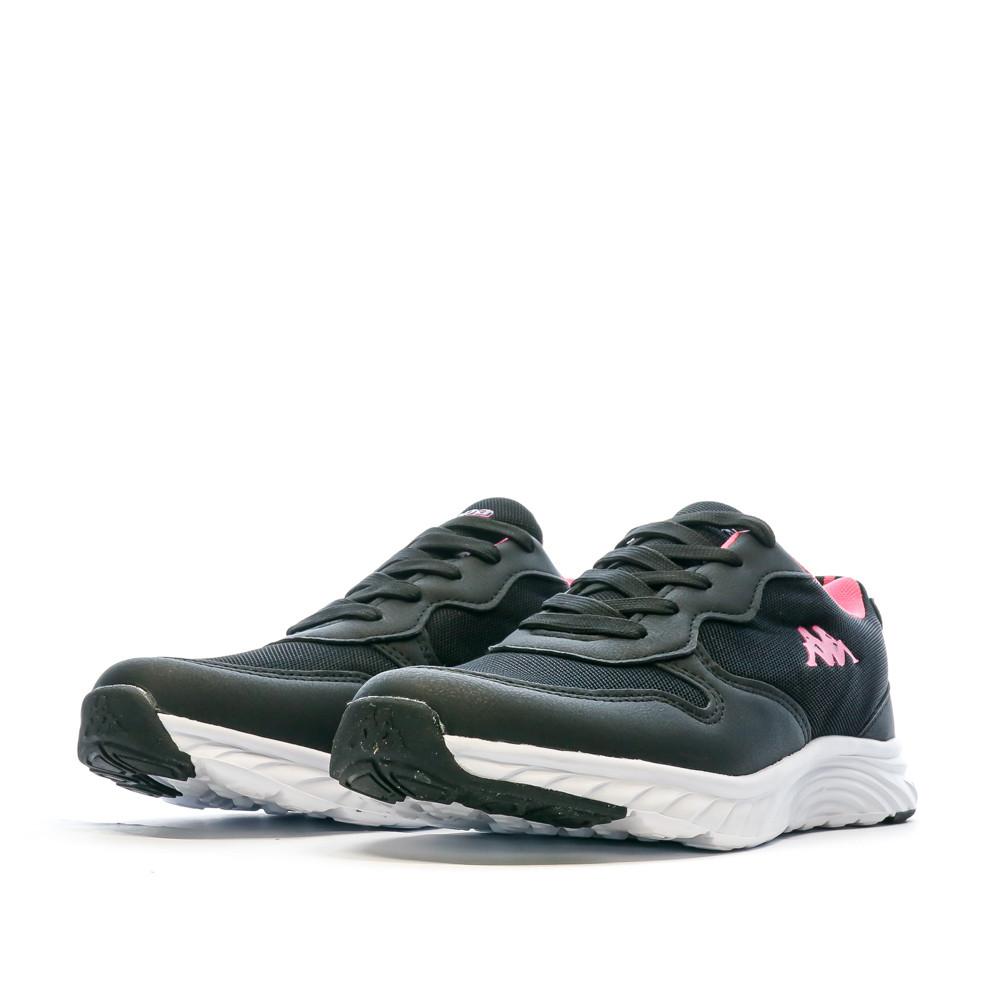 Baskets Noir/Rose Fille Kappa Delvis Lace vue 6