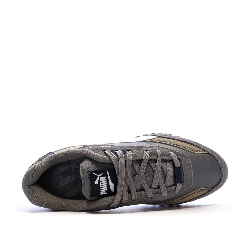 Baskets Grises/Blanches Homme Puma Blktop vue 4