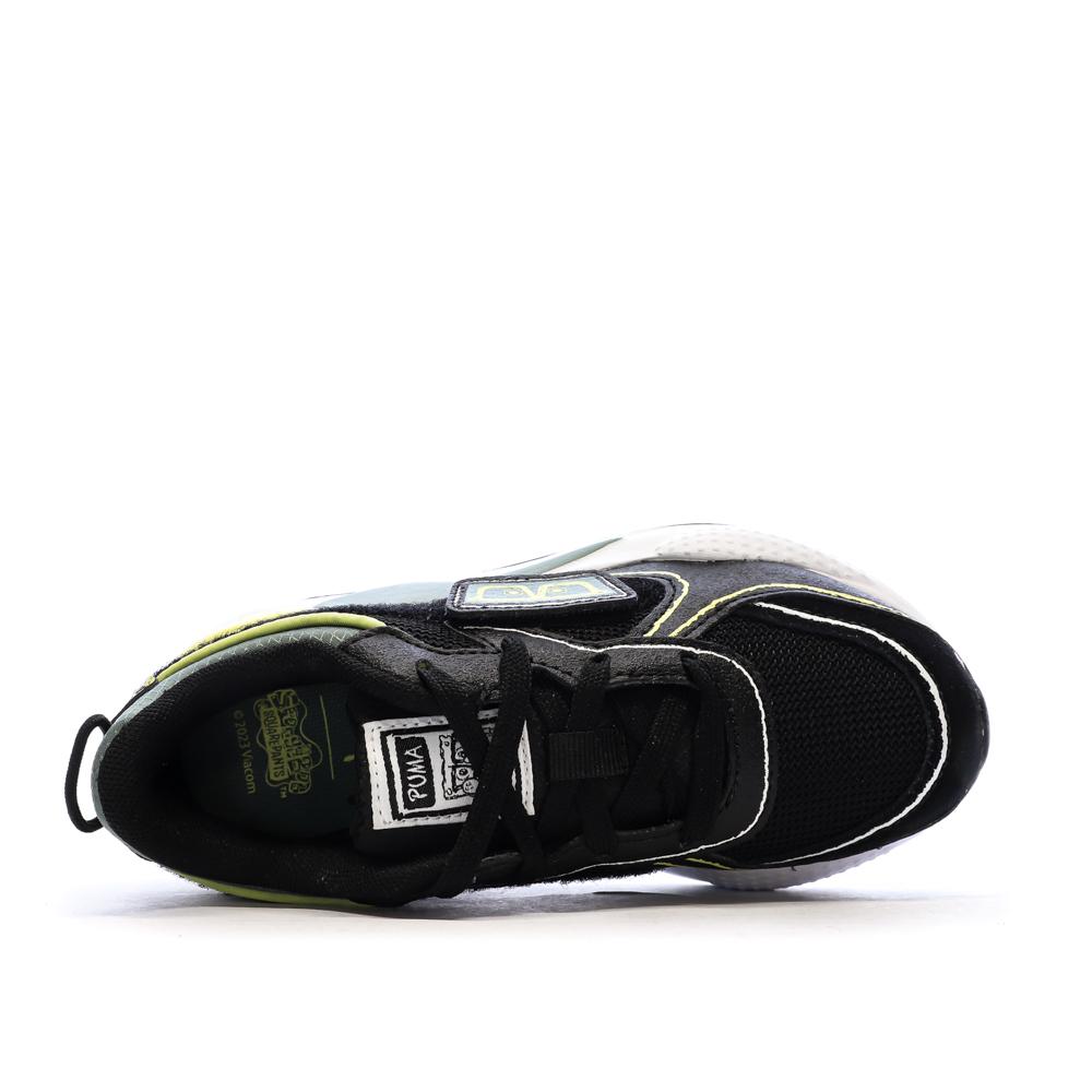 Baskets Noires/Jaunes Garçon Puma Spongebob 393891 vue 5