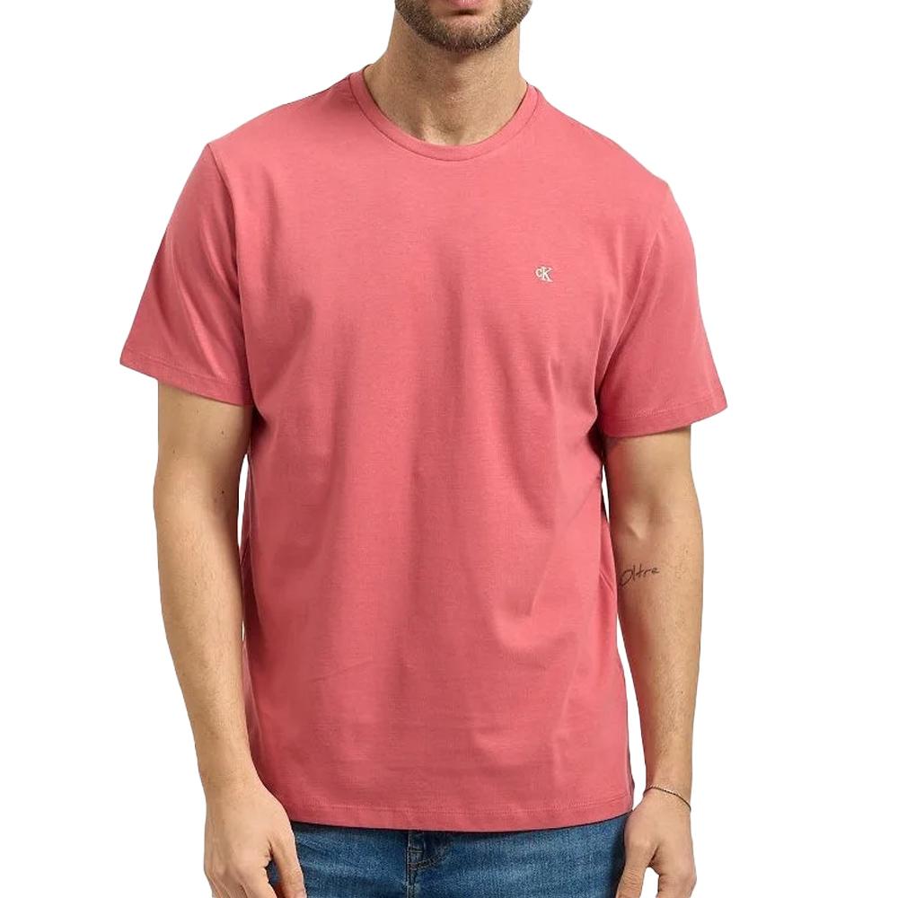 T-Shirt Rose Homme Calvin Klein Jeans Classics pas cher