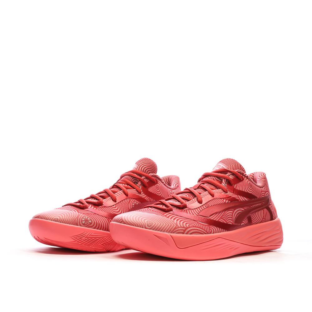 Chaussures de Basketball Rose/Rouge Mixte Puma Stewie 2 vue 6