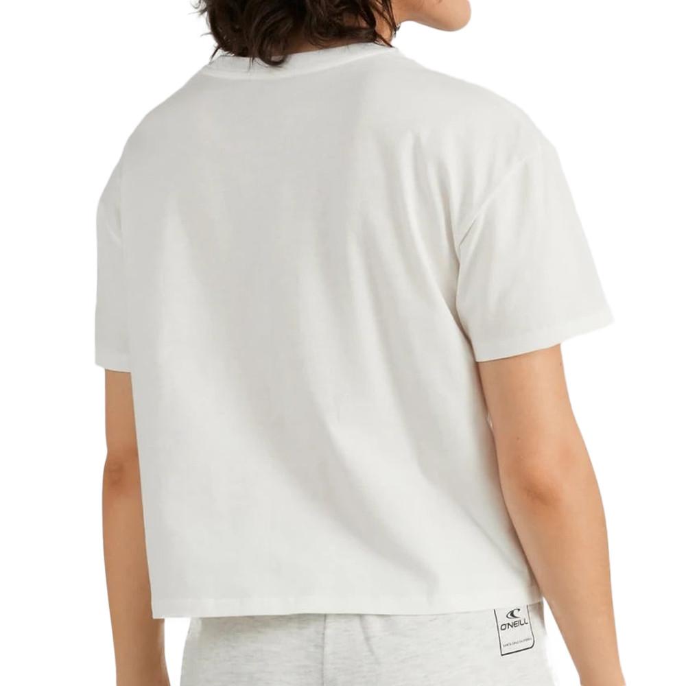 T-shirt Blanc Femme O'Neill Cube vue 2