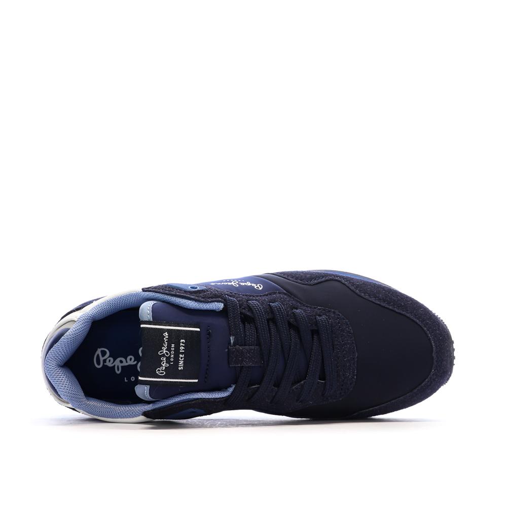Zapatillas azul marino para hombre Pepe Jeans London Berg ver 4